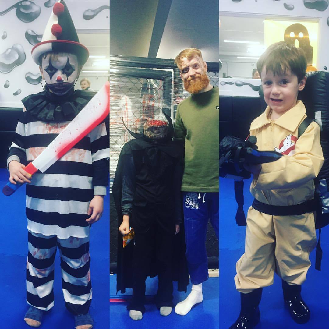 Halloween party in the kids martial arts classes in SBG Dublin24