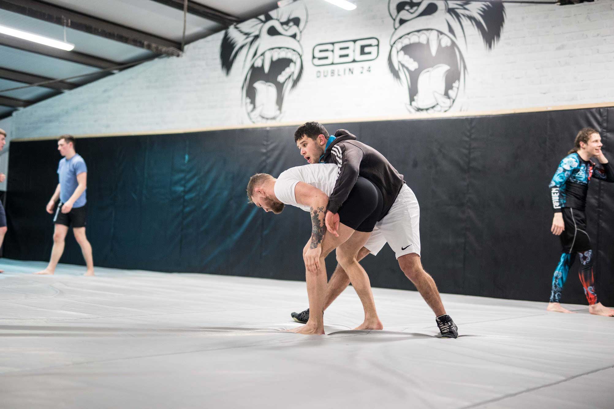 Conor McGregor training wrestling at SBG Dublin24