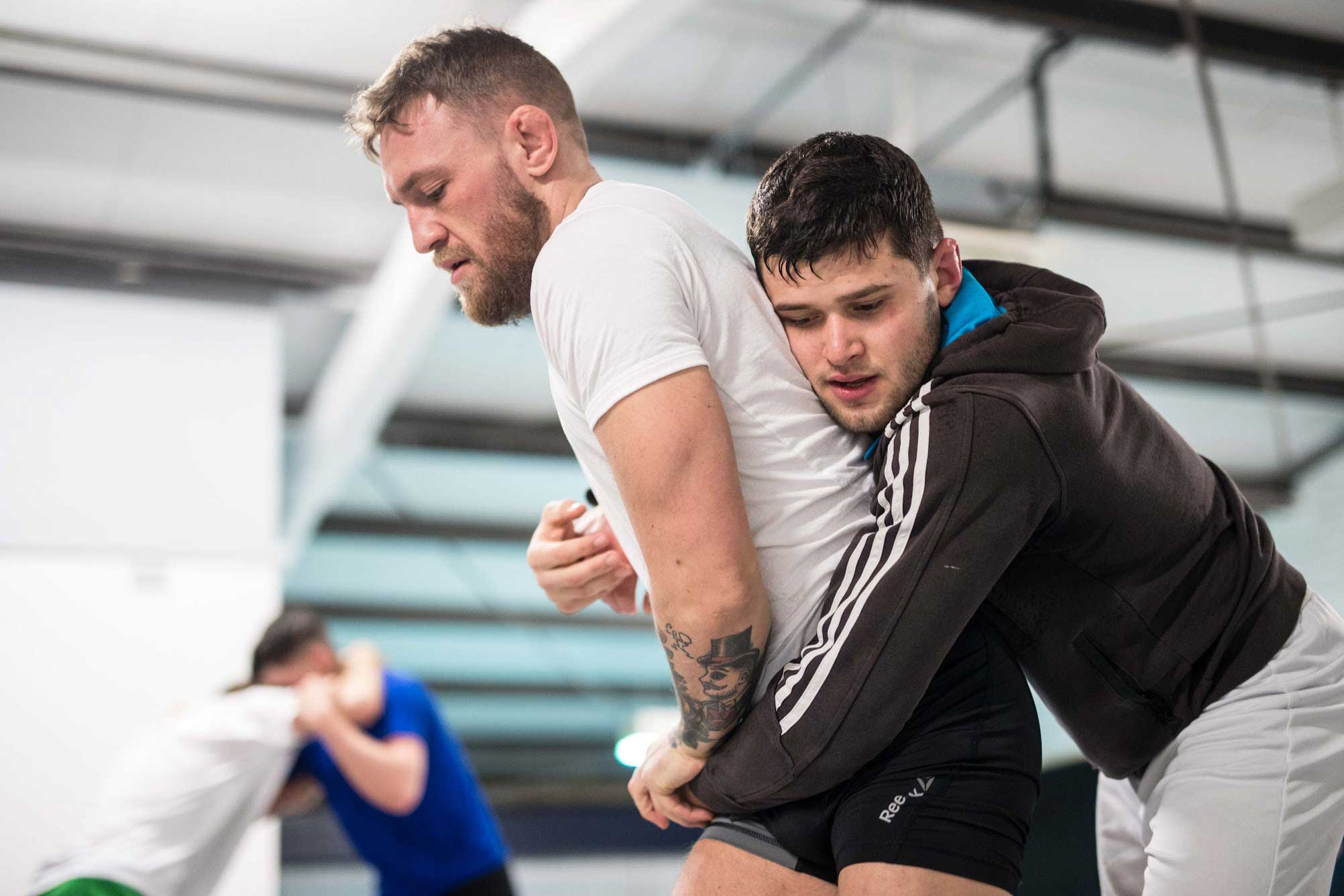 Conor McGregor training wrestling at SBG Dublin24