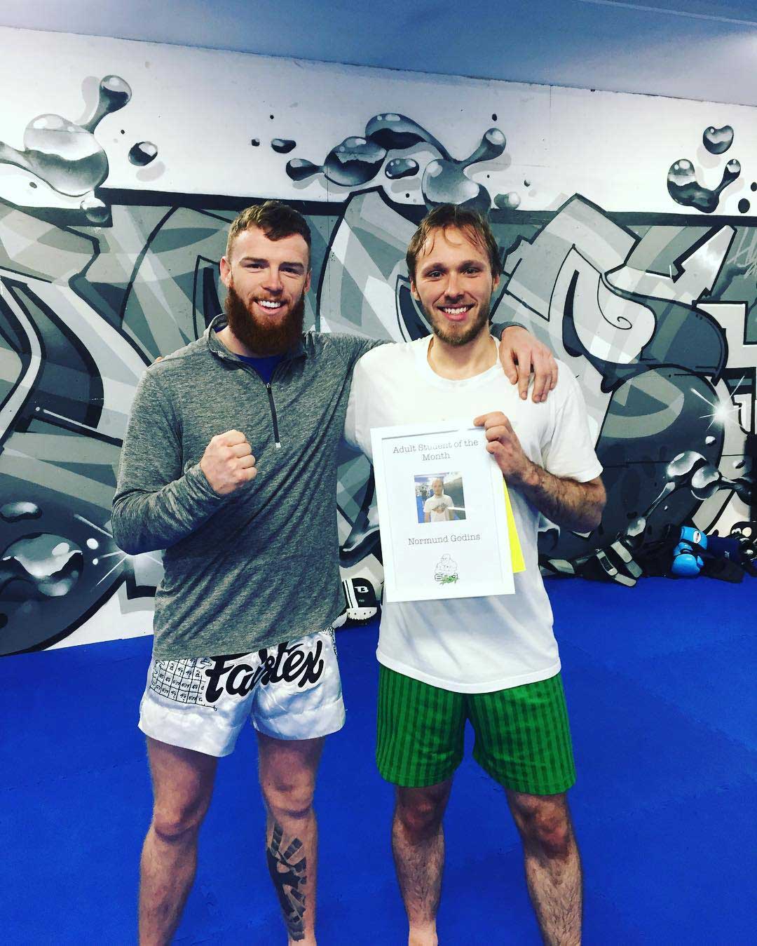 Normund is the sbg dublin24 student of the month